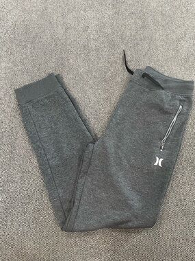 Hurley Boys Gray Logo Jogger Sweatpants
